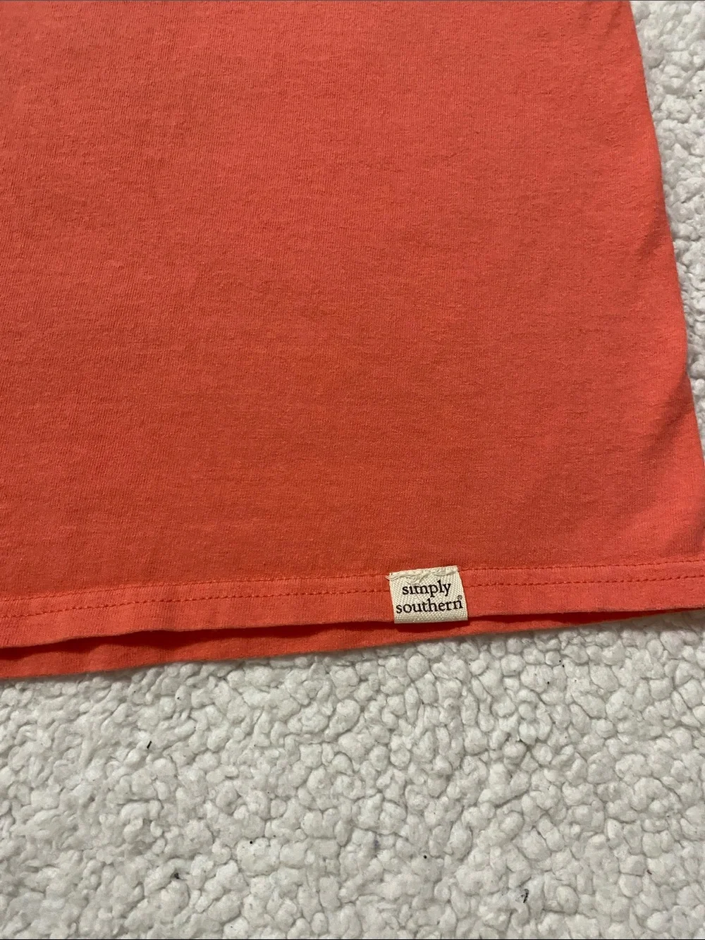 Simply Southern women’s size large Coral Short-sleeve shirt - Picture 4 of 16